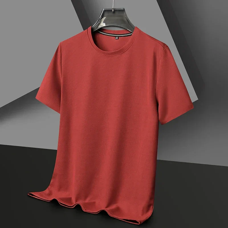 Herren Texturiert Kurzarm T-Shirt | Rundhals - Image 5