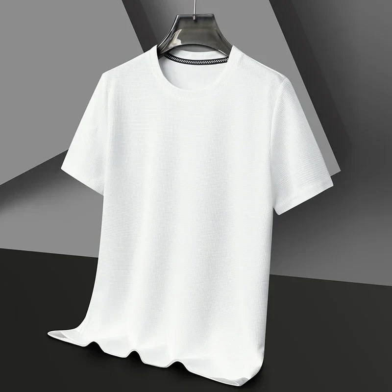 Herren Texturiert Kurzarm T-Shirt | Rundhals - Image 6