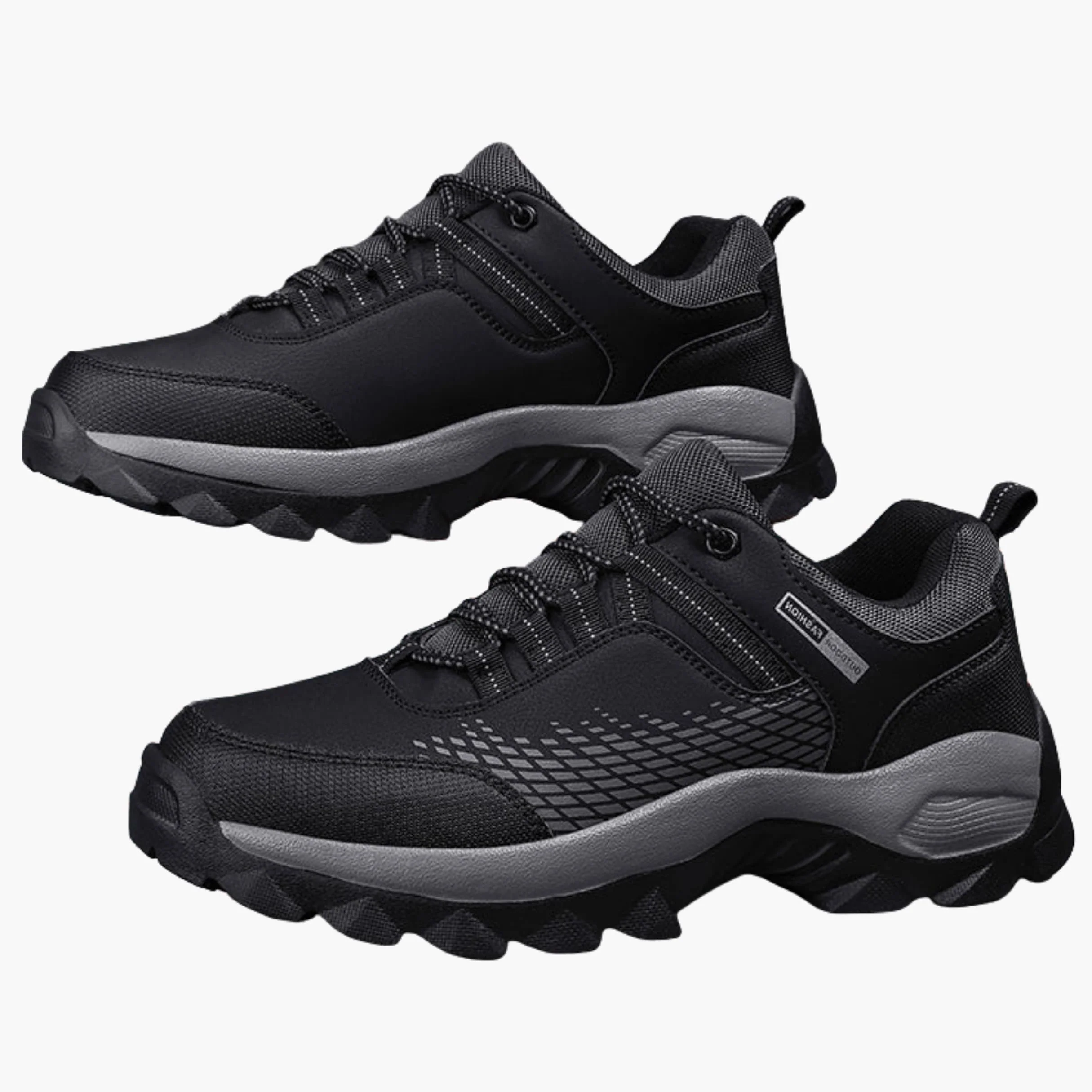 Herren Trekking Schuhe mit Schnürung und rutschfester Profilsohle - Image 2