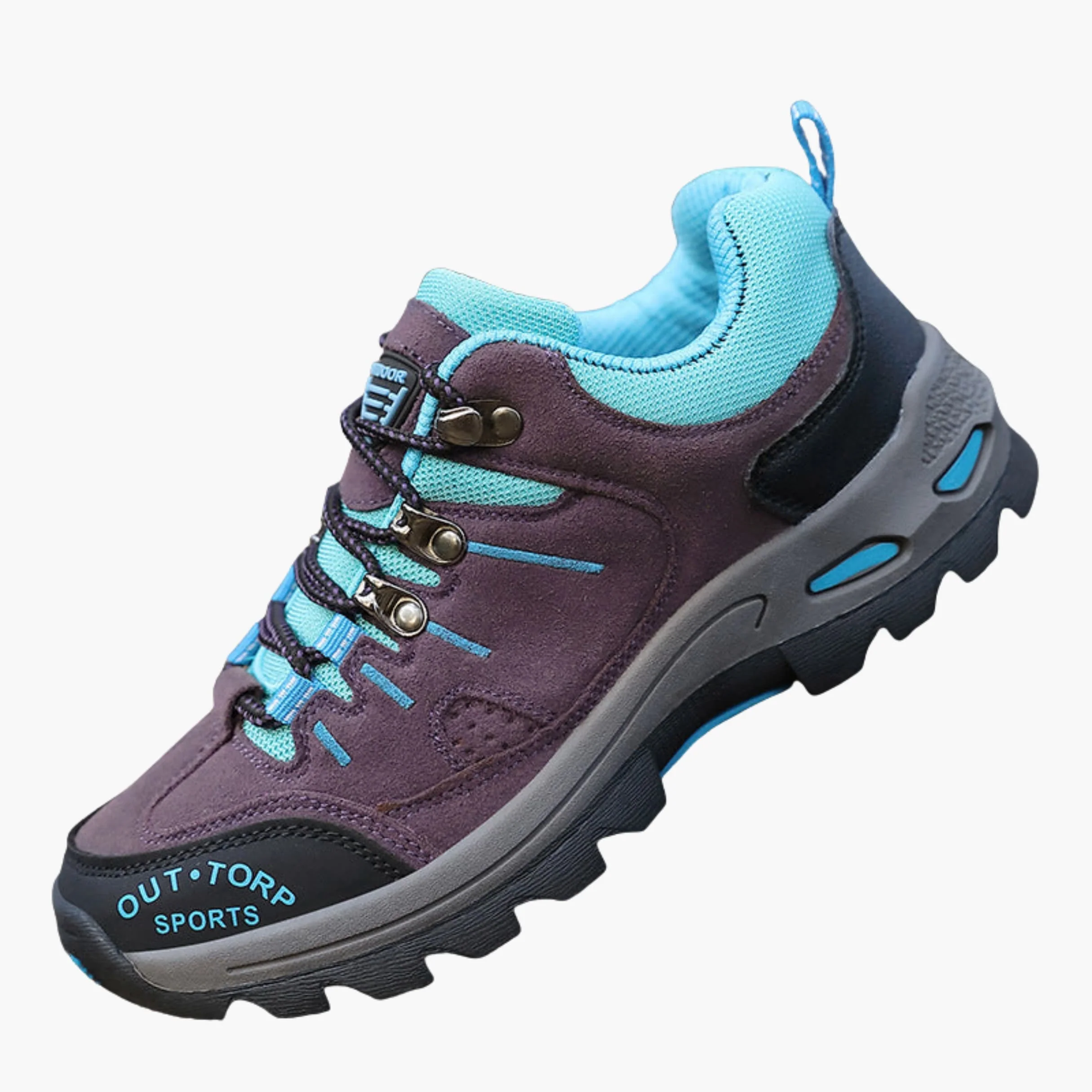 Herren Trekking- und Wanderschuhe mit Schnürung und profilierter Gummisohle - Image 2