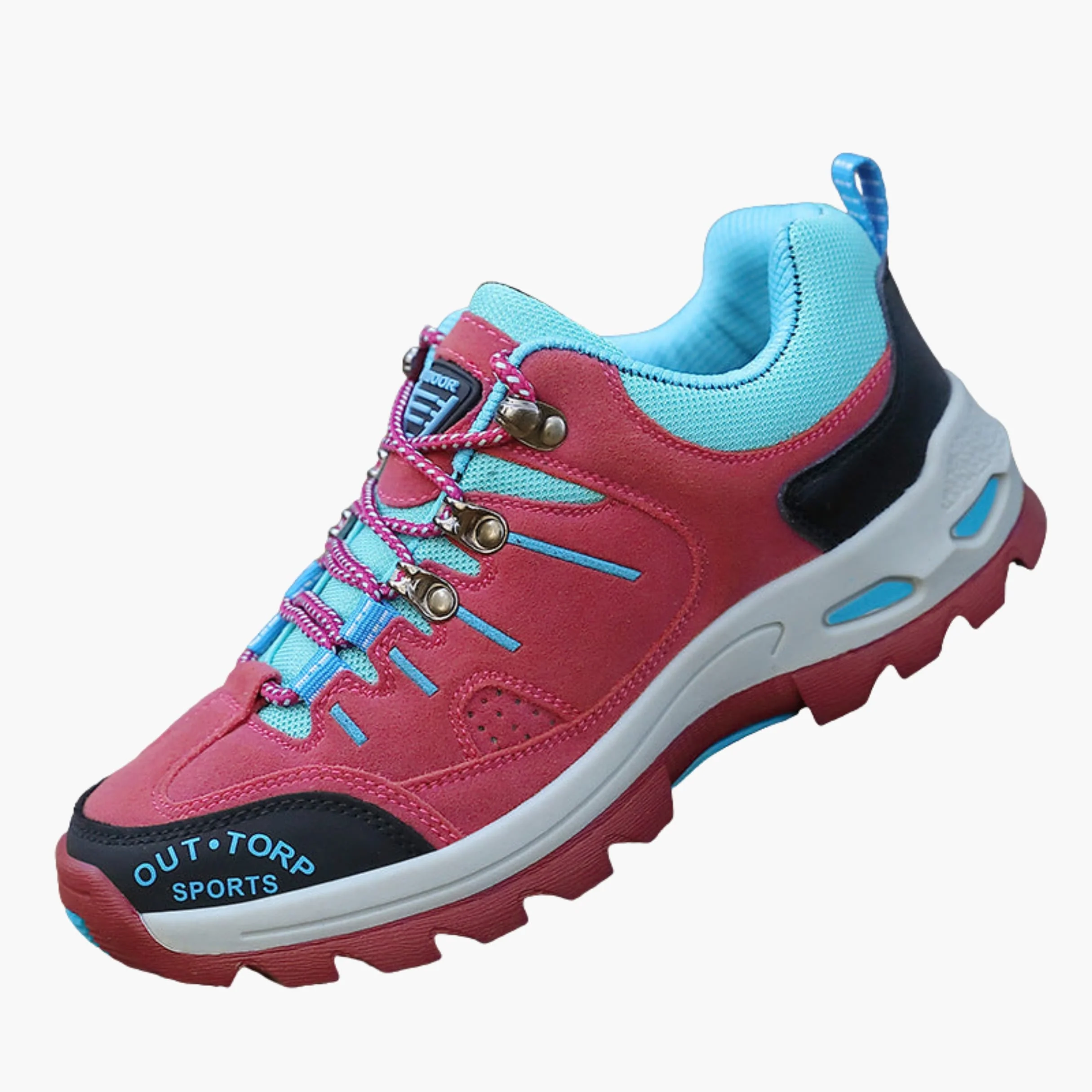 Herren Trekking- und Wanderschuhe mit Schnürung und profilierter Gummisohle - Image 3