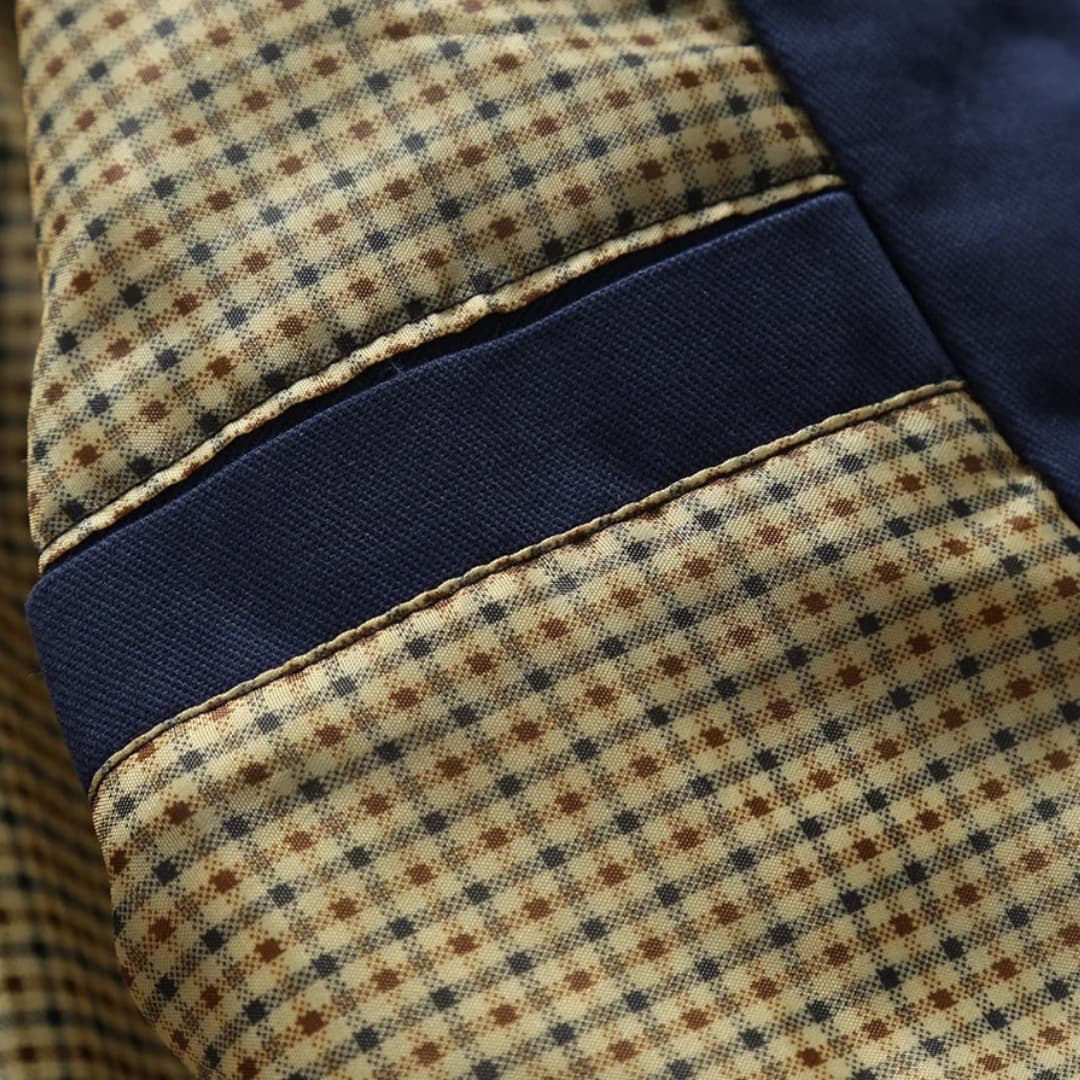 Herren Trench coat mit Knopfverschluss und Taschen Details - Image 20