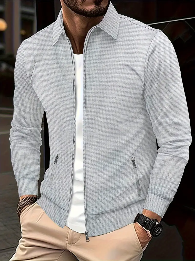 Herren Übergangsjacke Reißverschluss | Schmaler Schnitt - Image 5