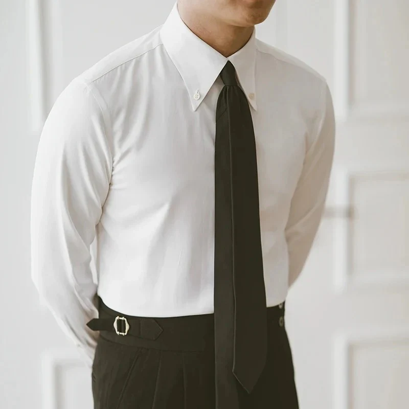 Herren Vintage-Businesshemd | Langarm - Image 4