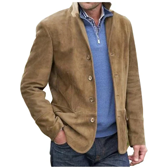 Herren Vintage Button-Down-Jacke - Image 2