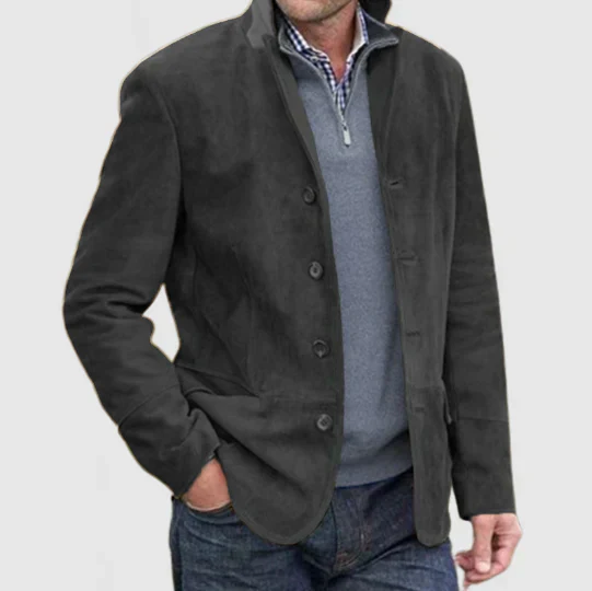 Herren Vintage Button-Down-Jacke - Image 4