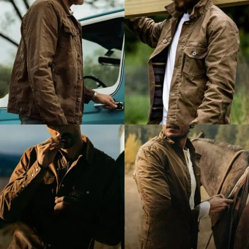 Herren Vintage-Freizeitjacke | Herbst - Image 2