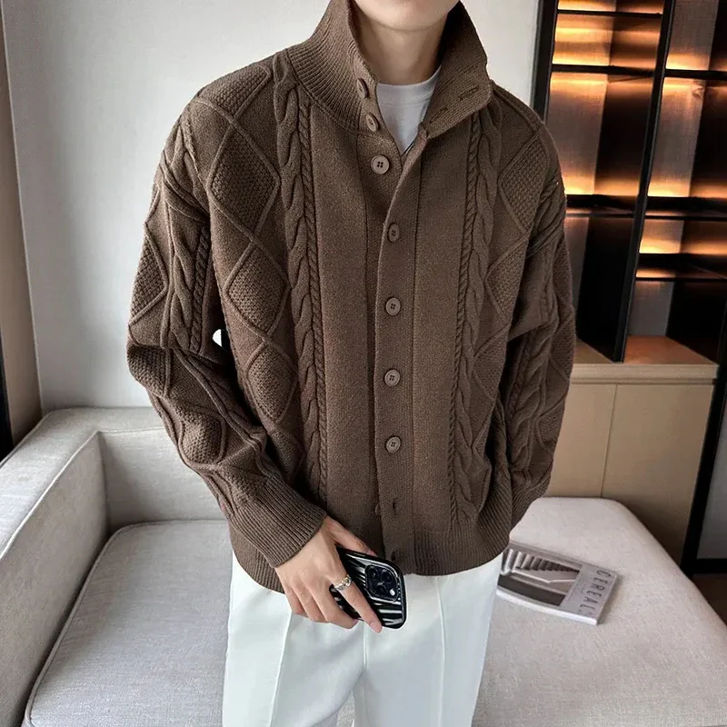 Herren warmer gemütlicher Cardigan | Strick - Image 6