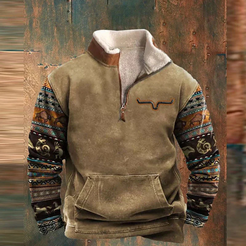 Herren warmer Vintage-Pullover | Norweger - Image 2