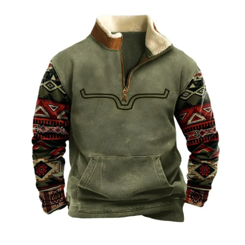 Herren warmer Vintage-Pullover | Norweger - Image 4