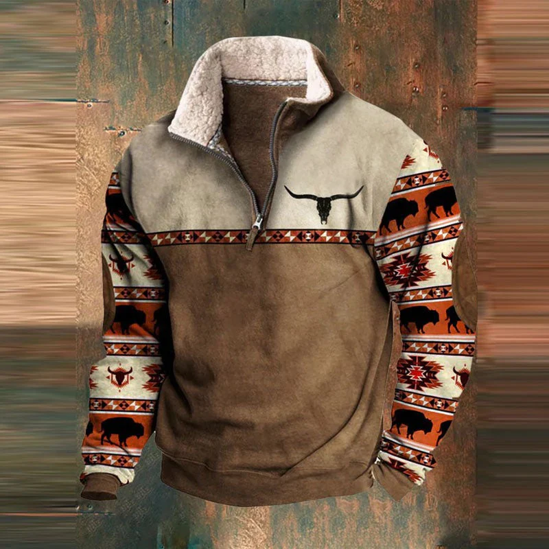 Herren warmer Vintage-Pullover | Norweger - Image 5