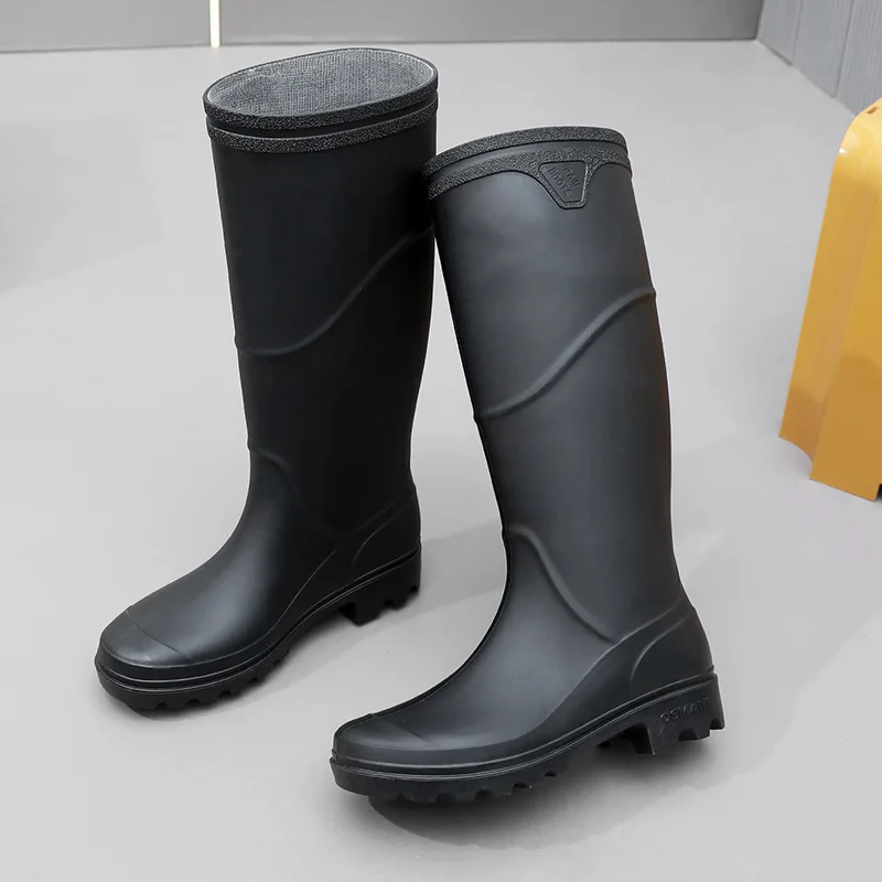 Herren Wasserdichte Gummistiefel | Schwarz - Image 4