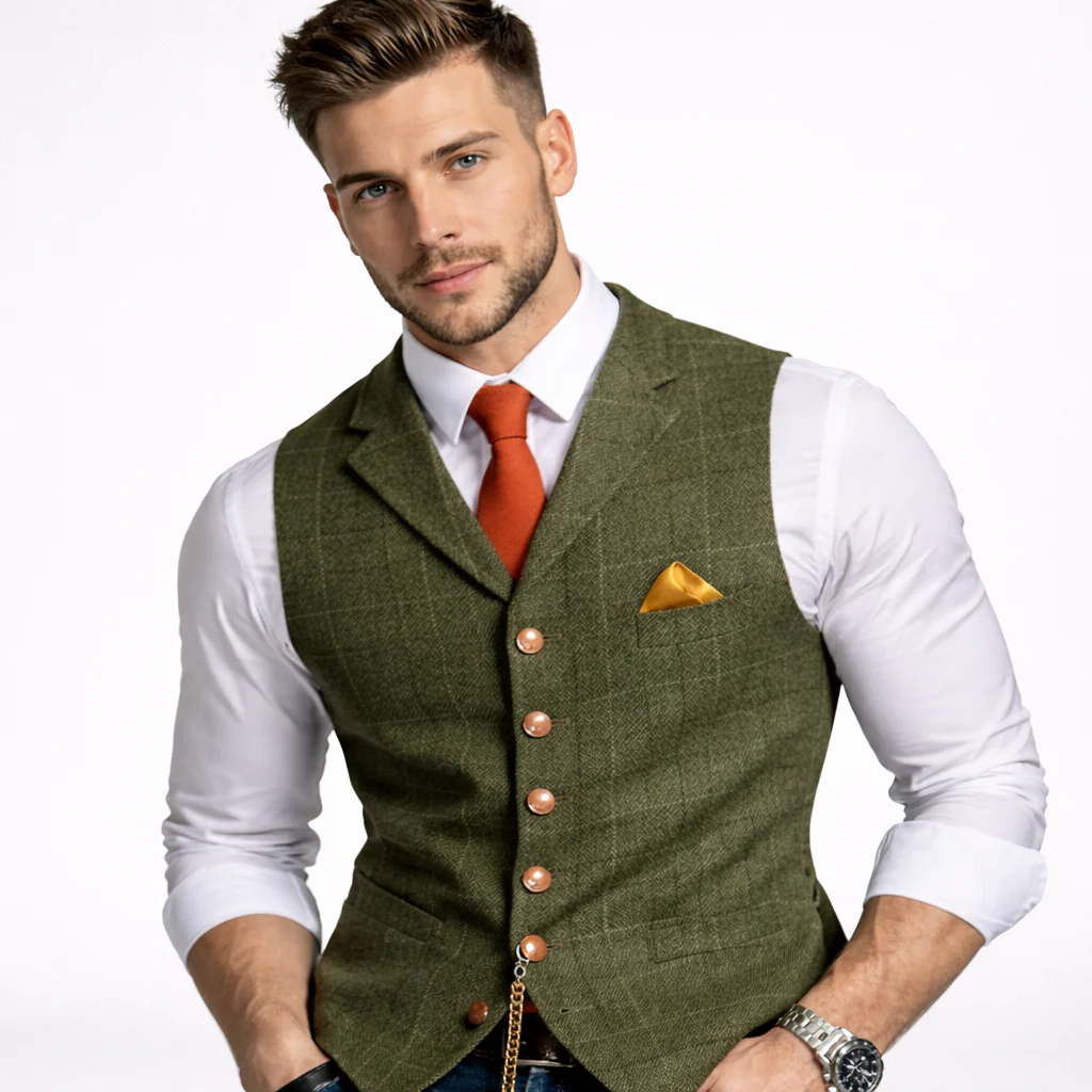Herren Weste | Klassische Ausführung mit Knopfverschluss - Image 6