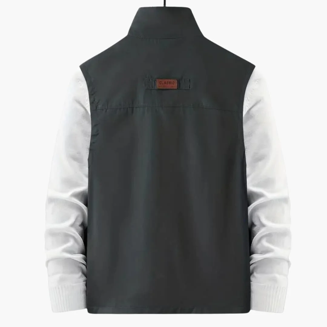 Herren Weste mit Reißverschluss und mehreren Taschen - Image 3