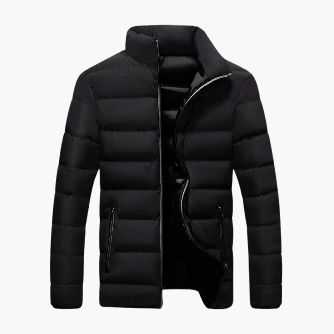 Herren Winter jacke mit Reißverschluss und Seitentaschen - Image 7