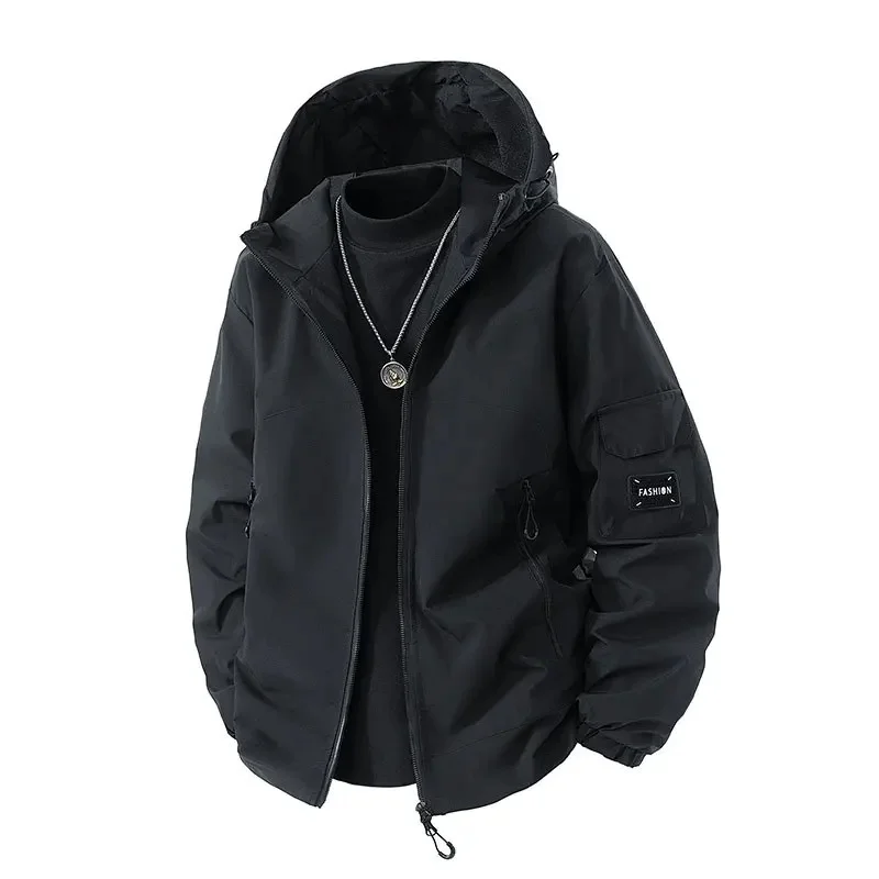 Herren Winter Skijacke mit Kapuze | Übergröß - Image 4