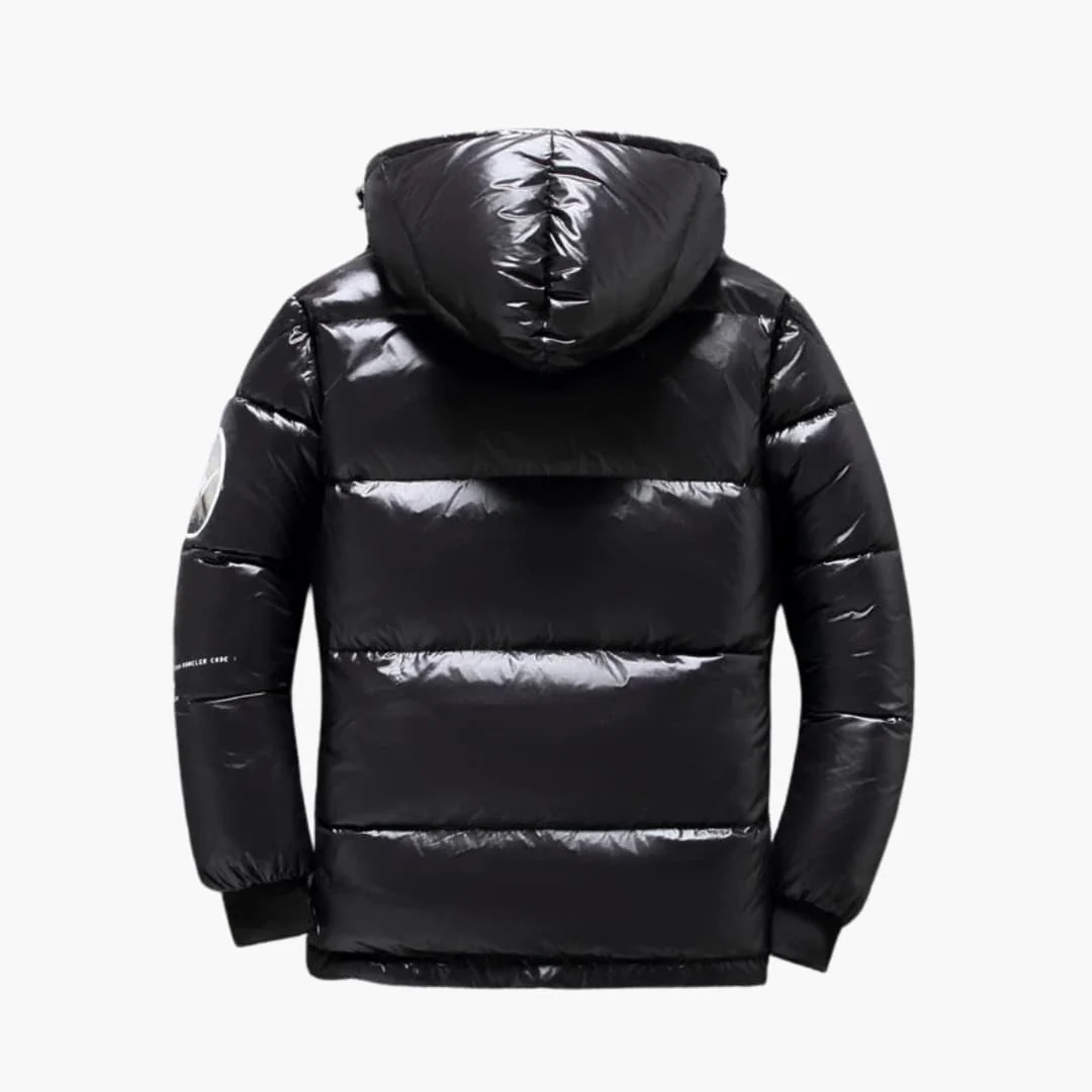 Herren Winter Steppjacke mit Kapuze - Image 2