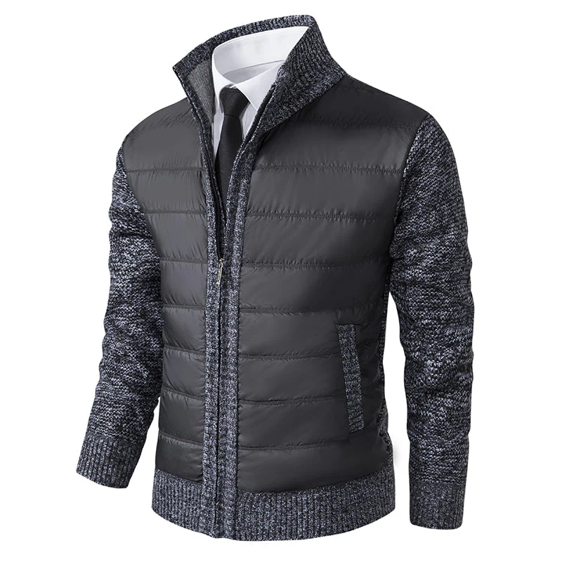 Herren Winter Strickjacke | Mit Reißverschluss - Image 2