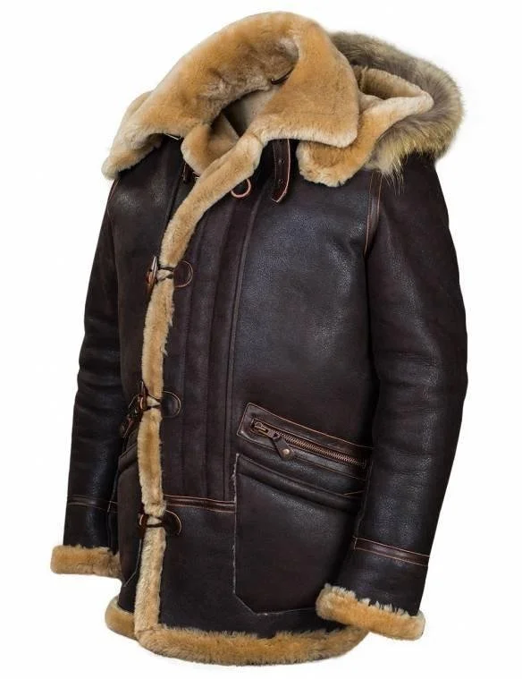 Herren Winterjacke mit Kapuze | Lässig