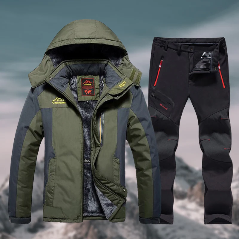 Herren-Winterset mit Fleecefutter und elastischer Passform für Outdoor-Aktivitäten - Image 5