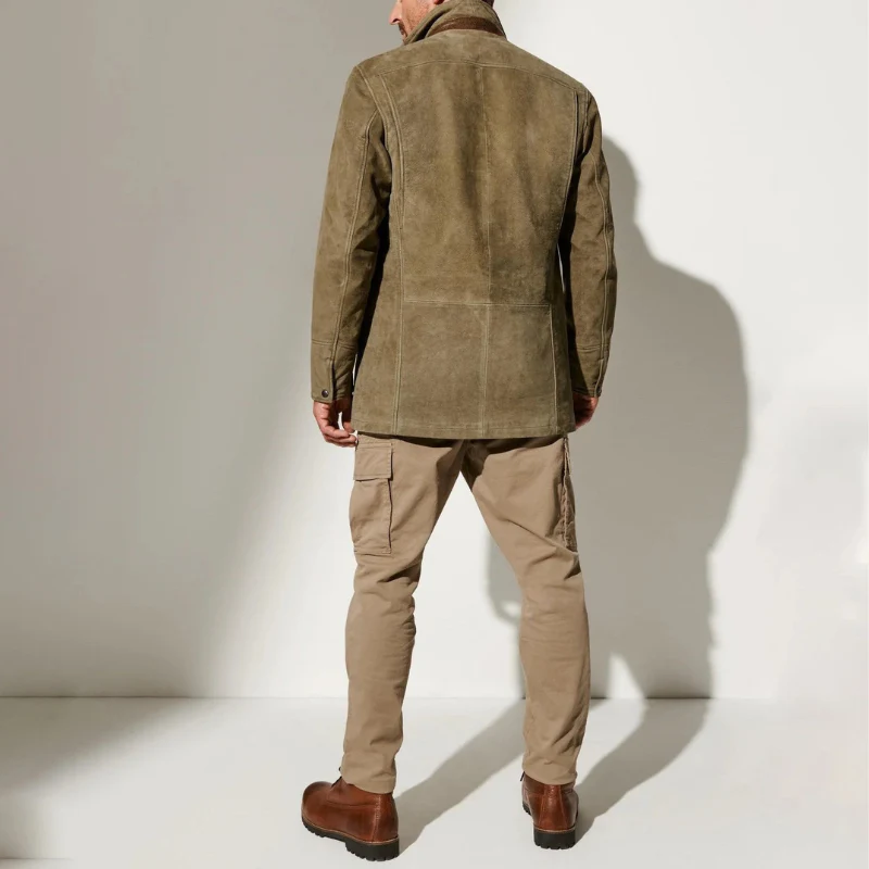 Herren zeitlose Vintage-Jacke | Warme - Image 3