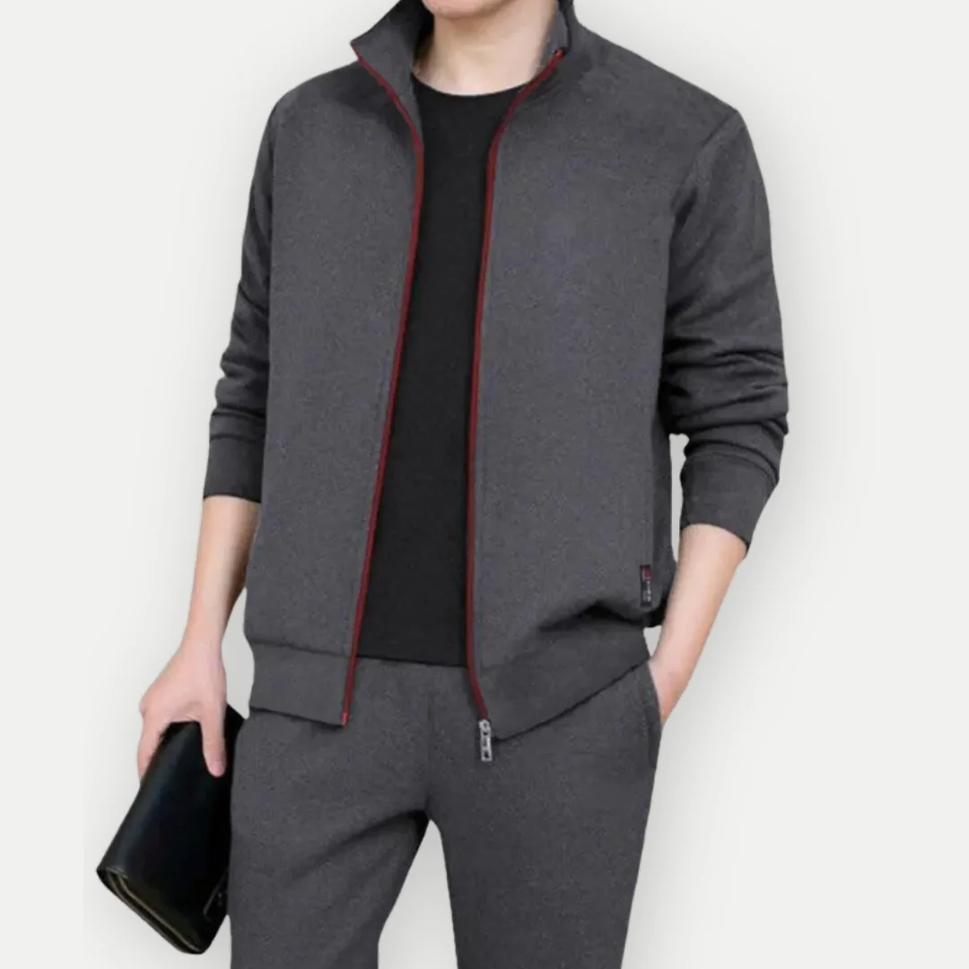 Herren Zip-Up Jacke und Hose Set - Image 2