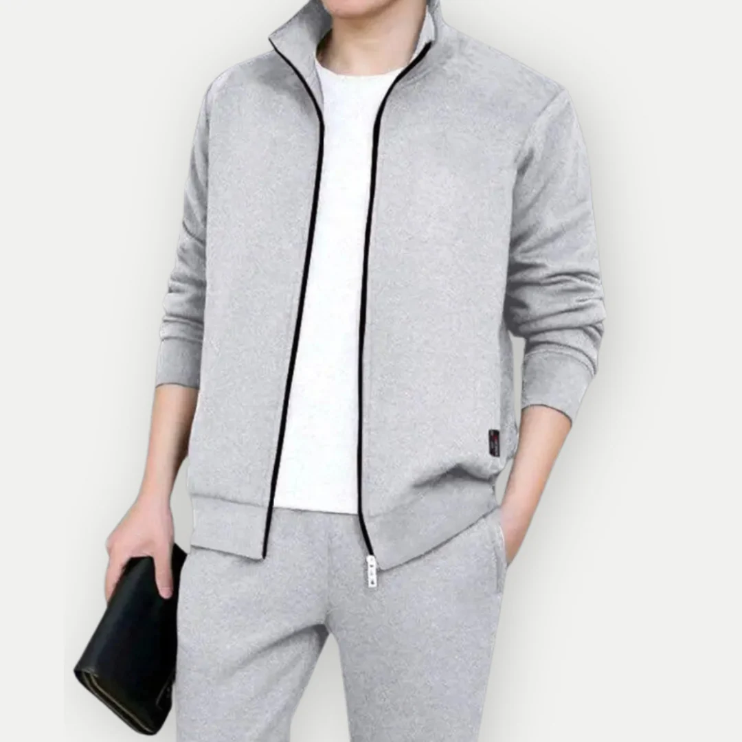Herren Zip-Up Jacke und Hose Set - Image 3