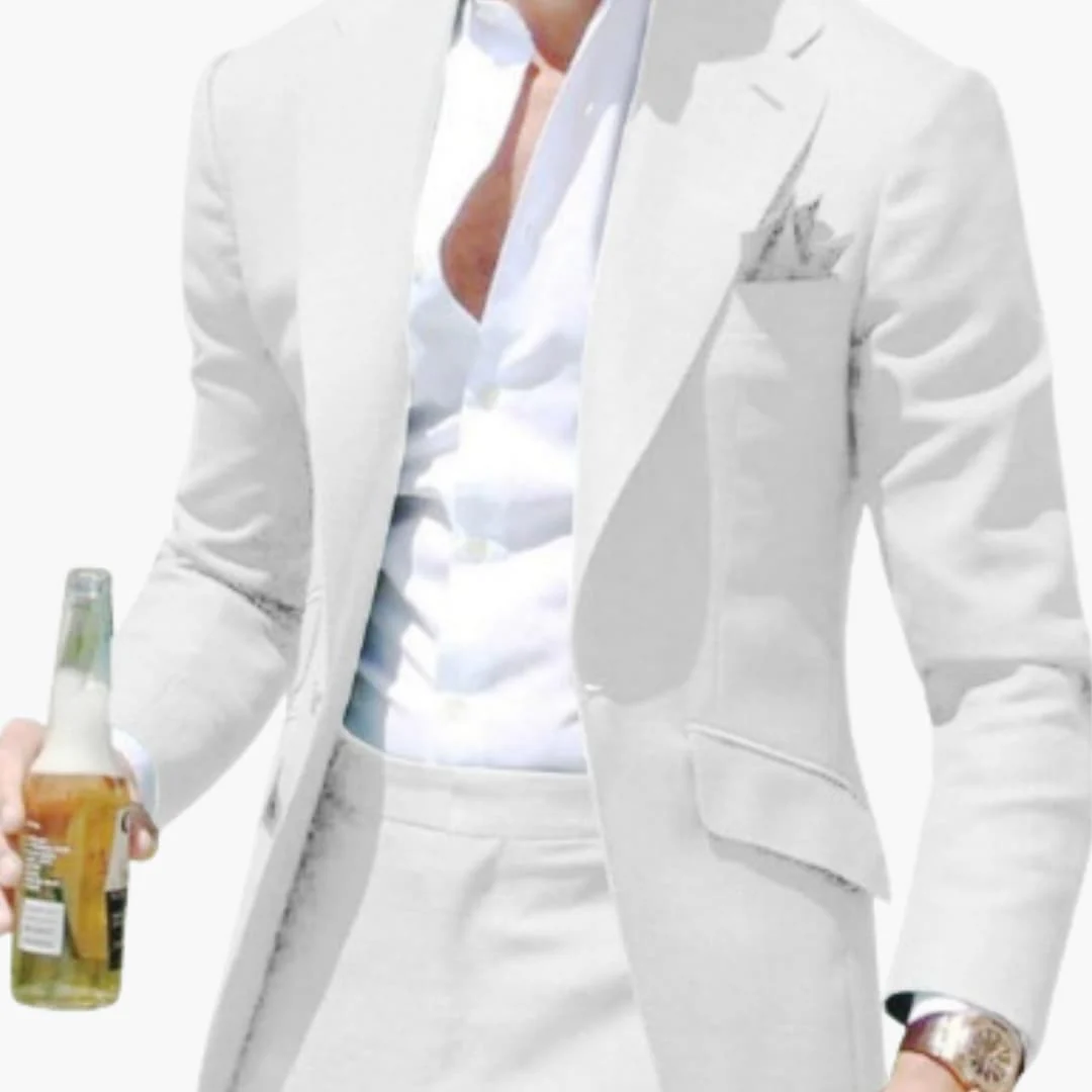 Herren Zweiteiler Anzug mit Slim Fit für alle Jahreszeiten - Image 9