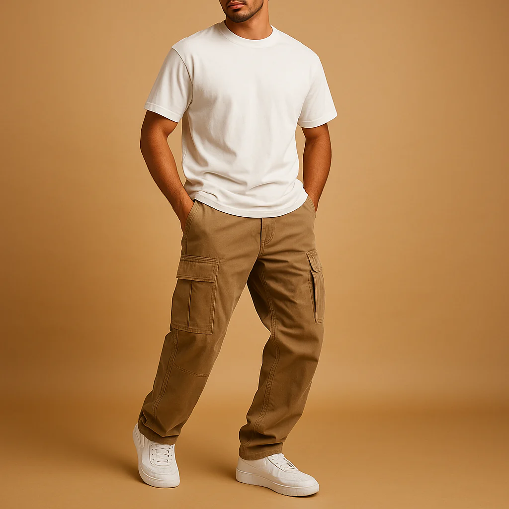 Herrenhose mit Taschenausrichtung | Gerade Form - Image 4