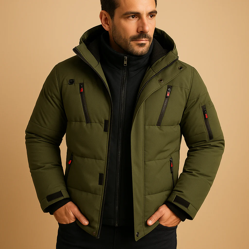 Herrenjacke für die Wintersaison | Lange Ausführung - Image 5
