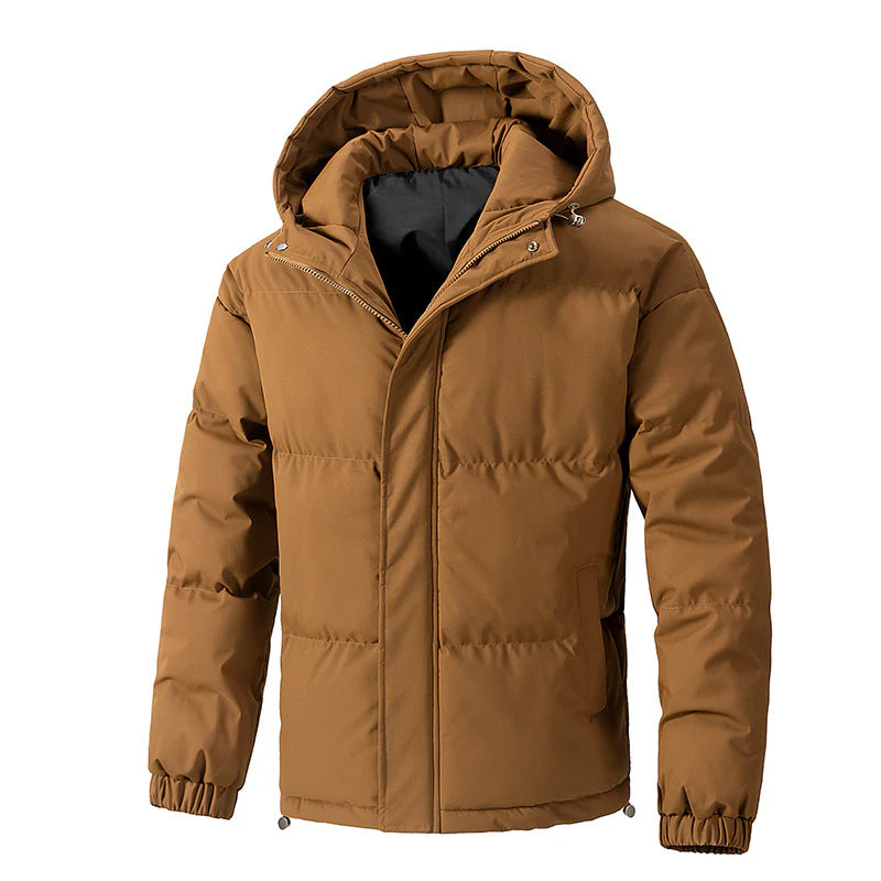 Herrenjacke | Gewatteerte Ausführung mit Kapuze geschlossene Form - Image 3