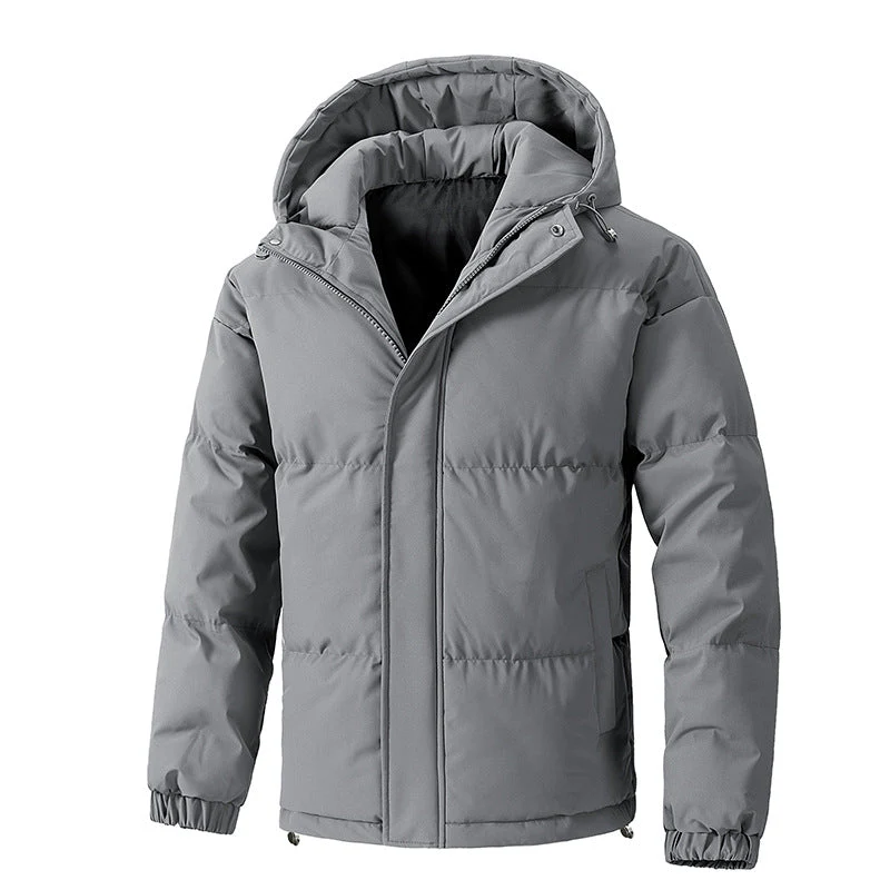 Herrenjacke | Gewatteerte Ausführung mit Kapuze geschlossene Form - Image 5