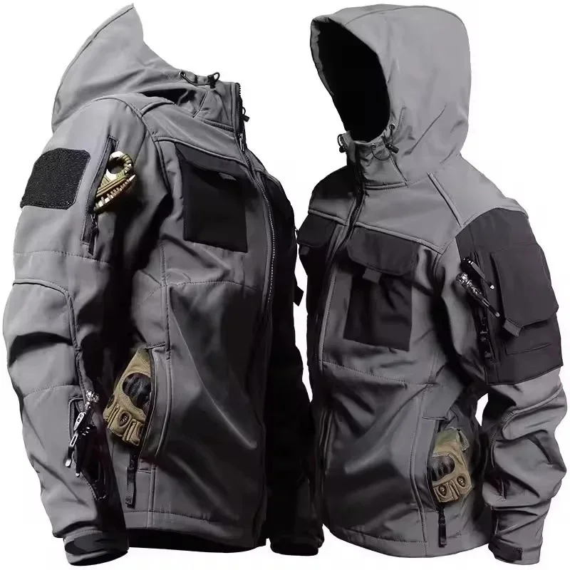 Herrenjacke | Kapuze und durchgehender Reißverschluss - Image 2