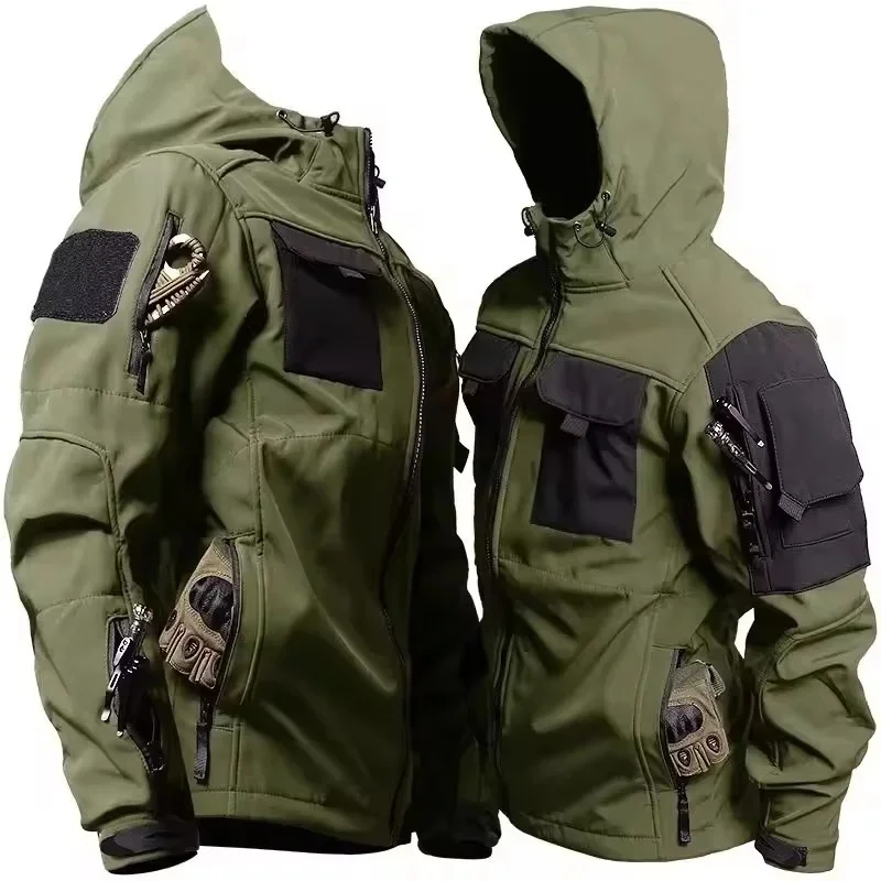 Herrenjacke | Kapuze und durchgehender Reißverschluss - Image 3