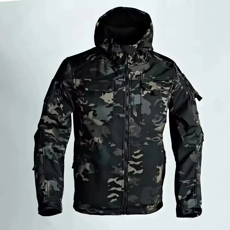 Herrenjacke | Kapuze und durchgehender Reißverschluss - Image 4