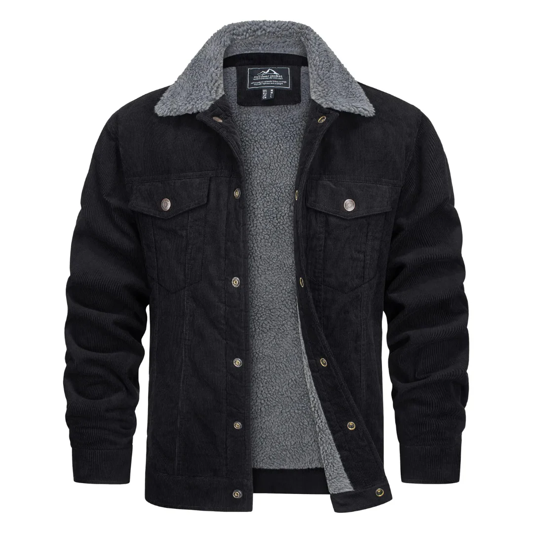 Herrenjacke | Knopfverschluss und klassische Form - Image 4