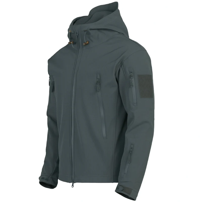 Herrenjacke mit Kapuze – Militärjacke für Outdoor-Aktivitäten - Image 5