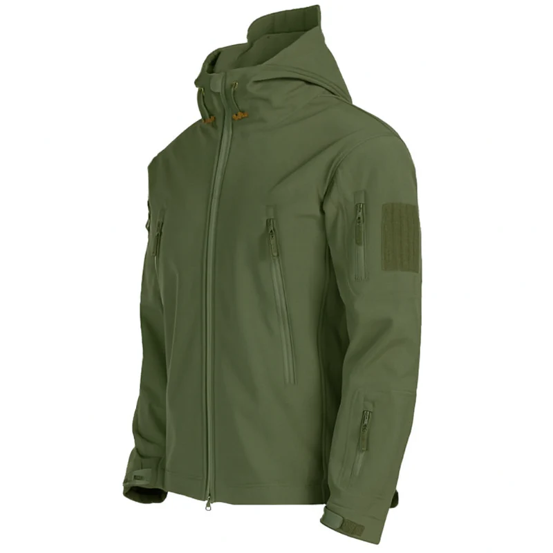 Herrenjacke mit Kapuze – Militärjacke für Outdoor-Aktivitäten - Image 7