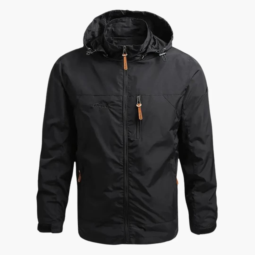 Herrenjacke mit Kapuze und Reißverschluss für Herrenmode - Image 5