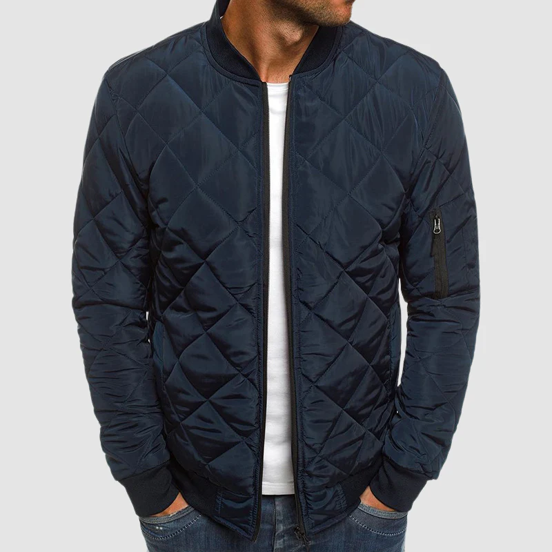 Herrenjacke mit raffinierter Passform und elegantem Revers – eine Übergangsjacke für Stil - Image 5
