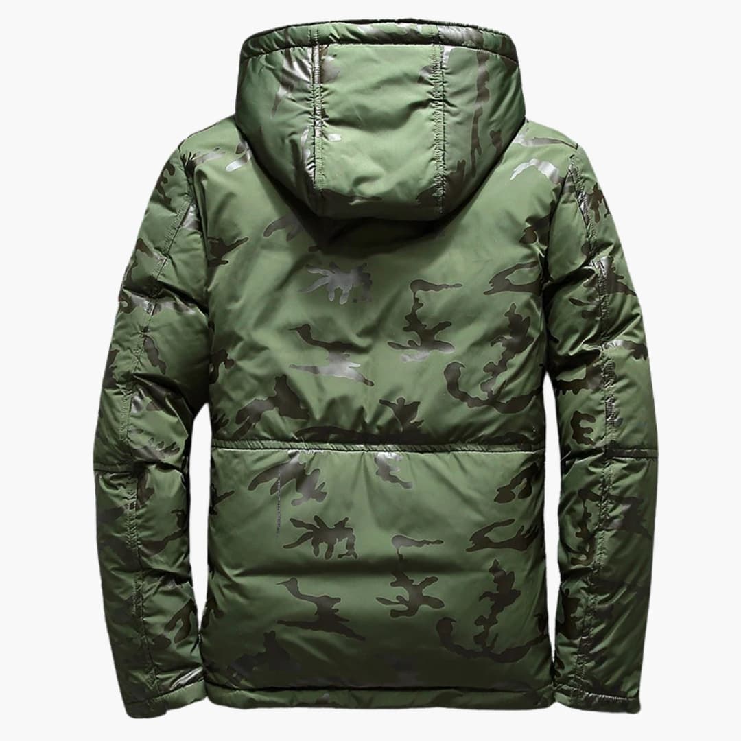 Herrenjacke mit Reißverschluss Kapuze und Taschen - Image 2
