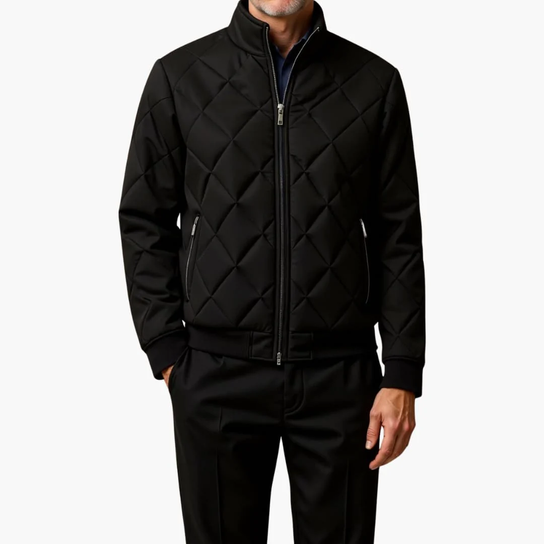 Herrenjacke mit Reißverschluss und Gesteppter Oberfläche - Image 5