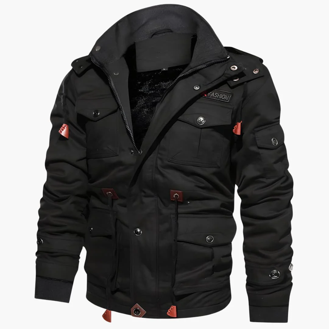 Herrenjacke mit Reißverschluss und mehreren Taschen - Image 10