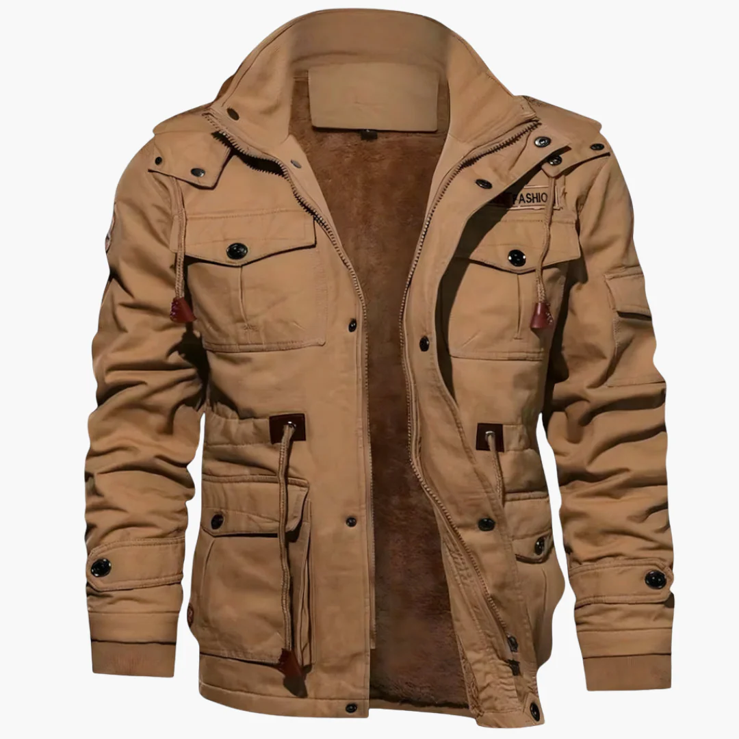 Herrenjacke mit Reißverschluss und mehreren Taschen - Image 2