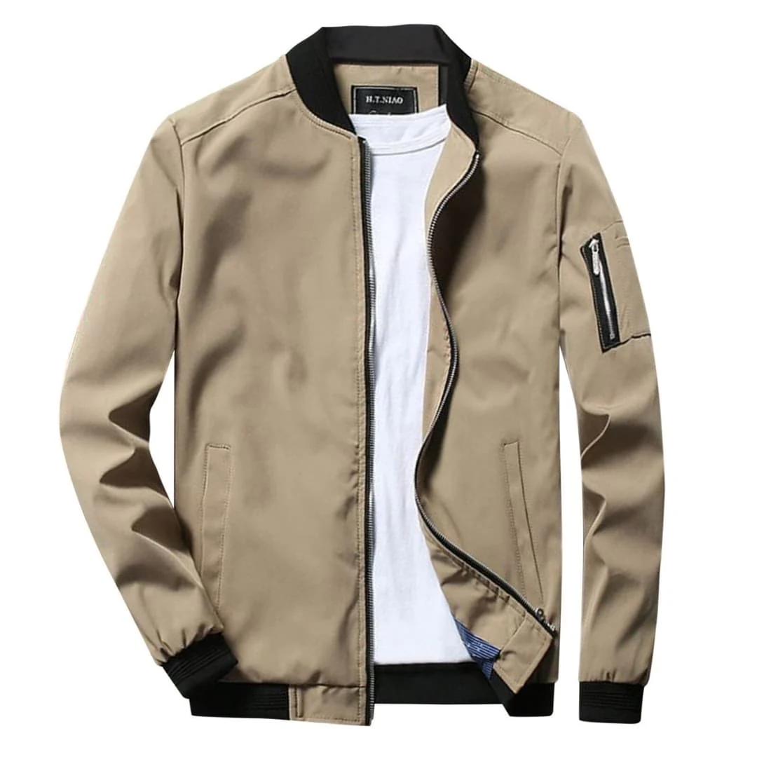 Herrenjacke mit Reißverschluss und zwei Seitentaschen - Image 5