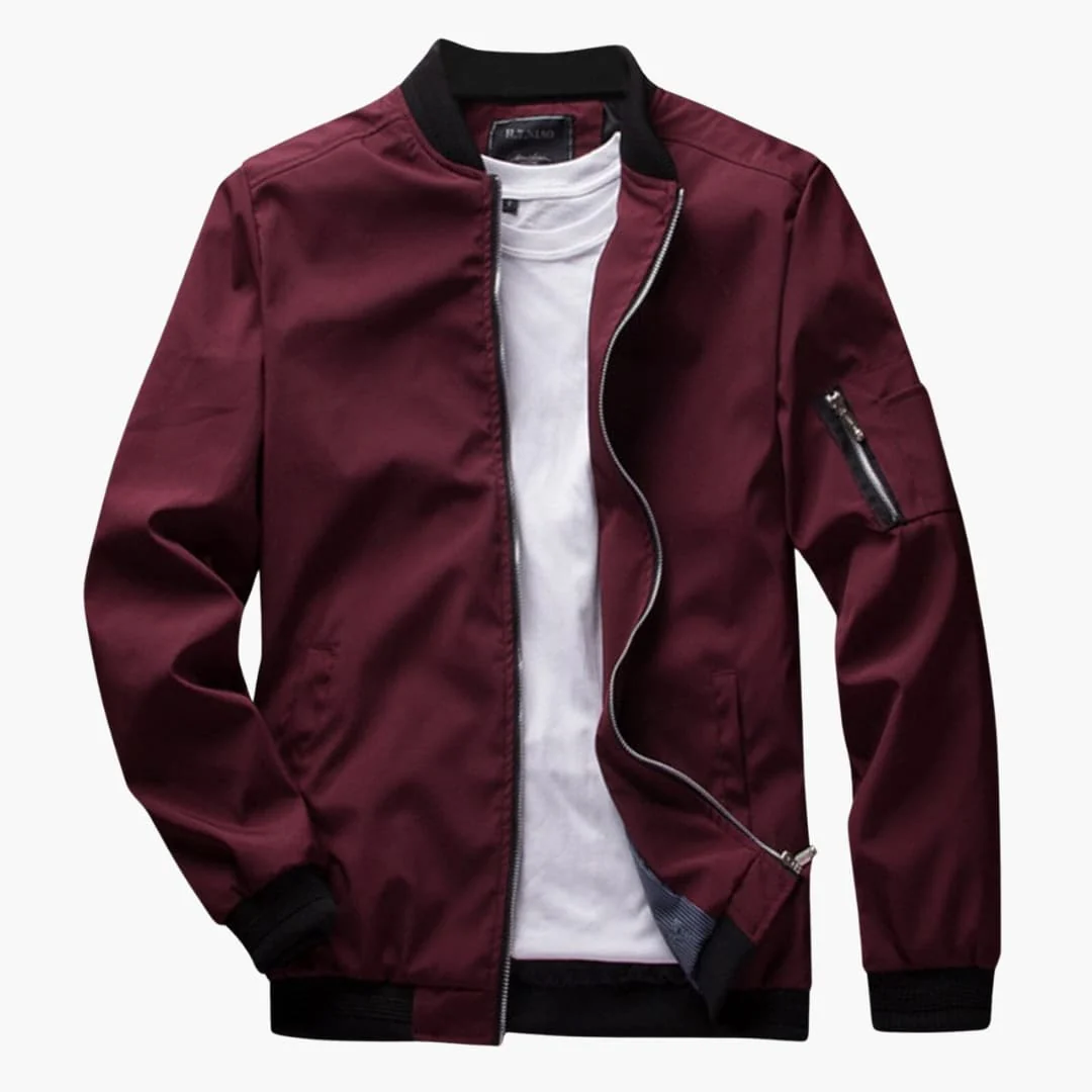 Herrenjacke mit Reißverschluss und zwei Seitentaschen - Image 6