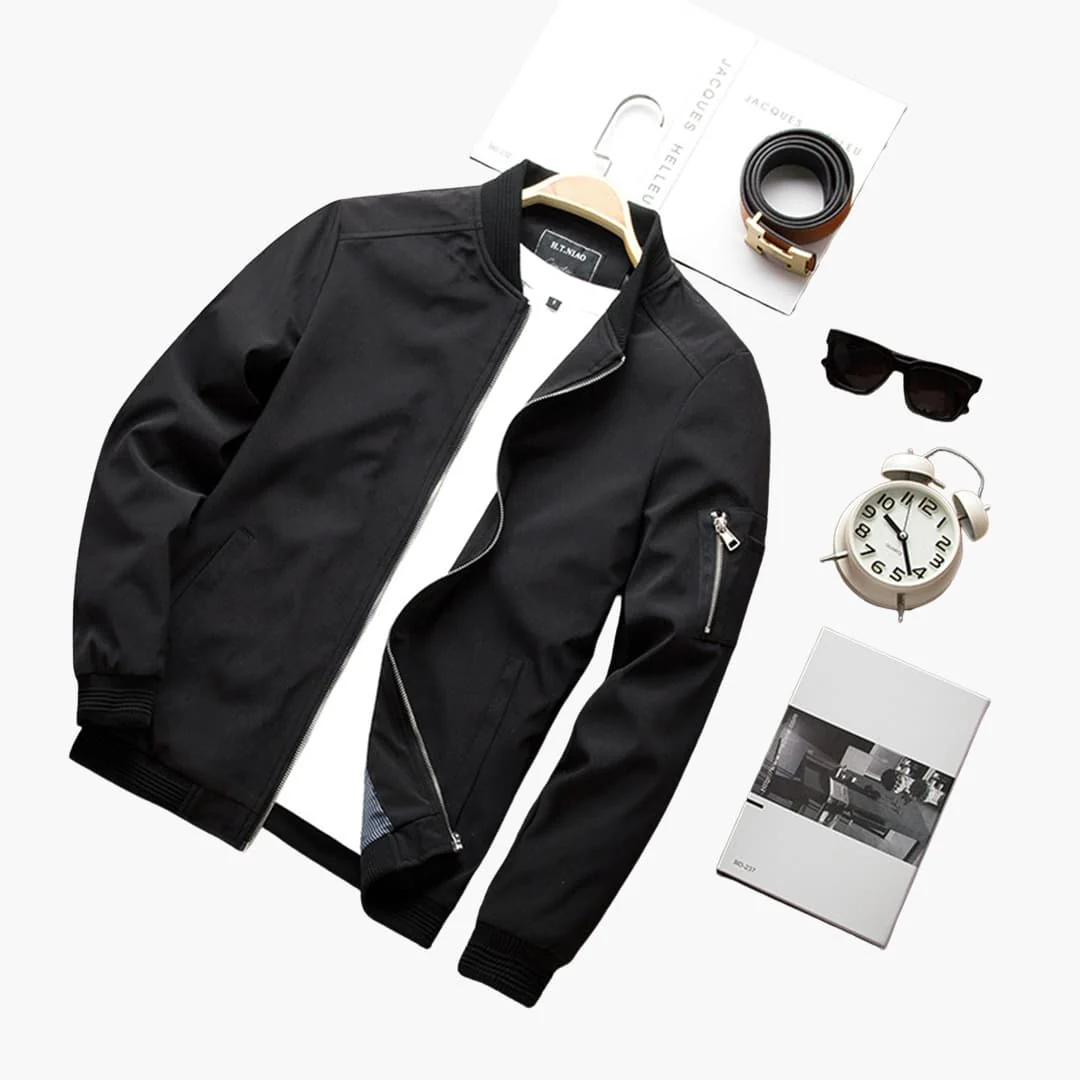 Herrenjacke mit Reißverschluss und zwei Seitentaschen - Image 7