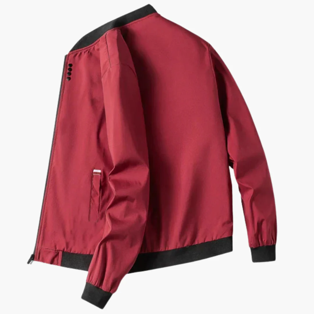 Herrenjacke mit Rippkragen und Taillentaschen - Image 2