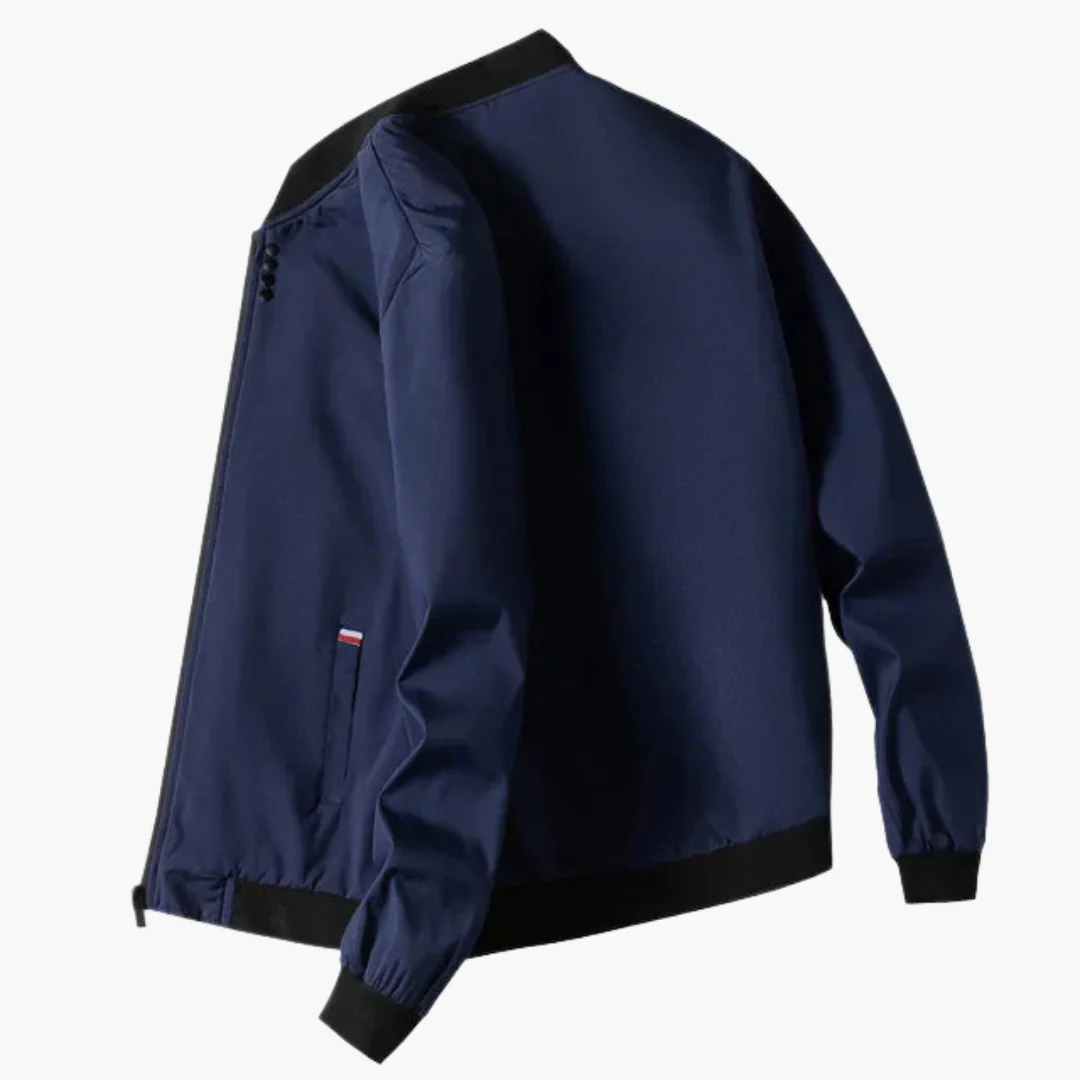Herrenjacke mit Rippkragen und Taillentaschen - Image 4