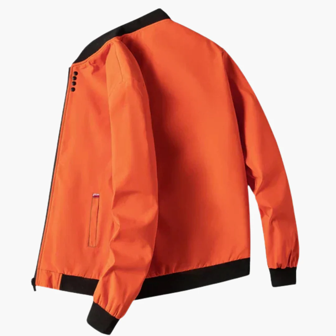 Herrenjacke mit Rippkragen und Taillentaschen - Image 5